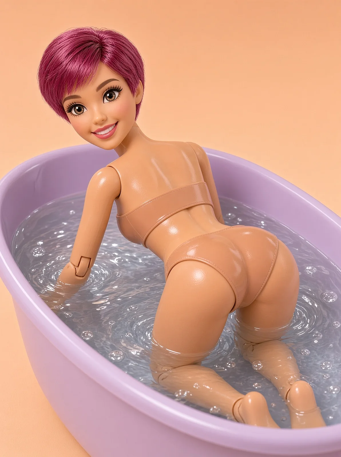 AI-generated fictional adult image: A moment to yourself — composition 12