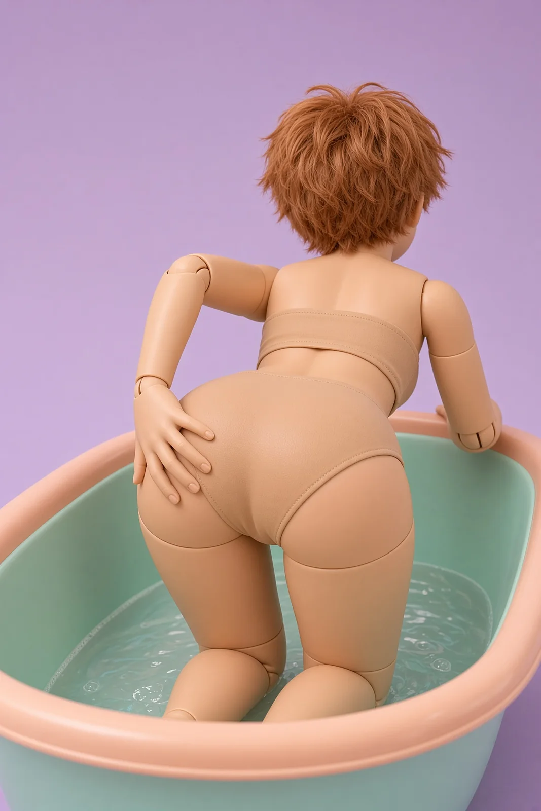 AI-generated fictional adult image: A moment to yourself — composition 03