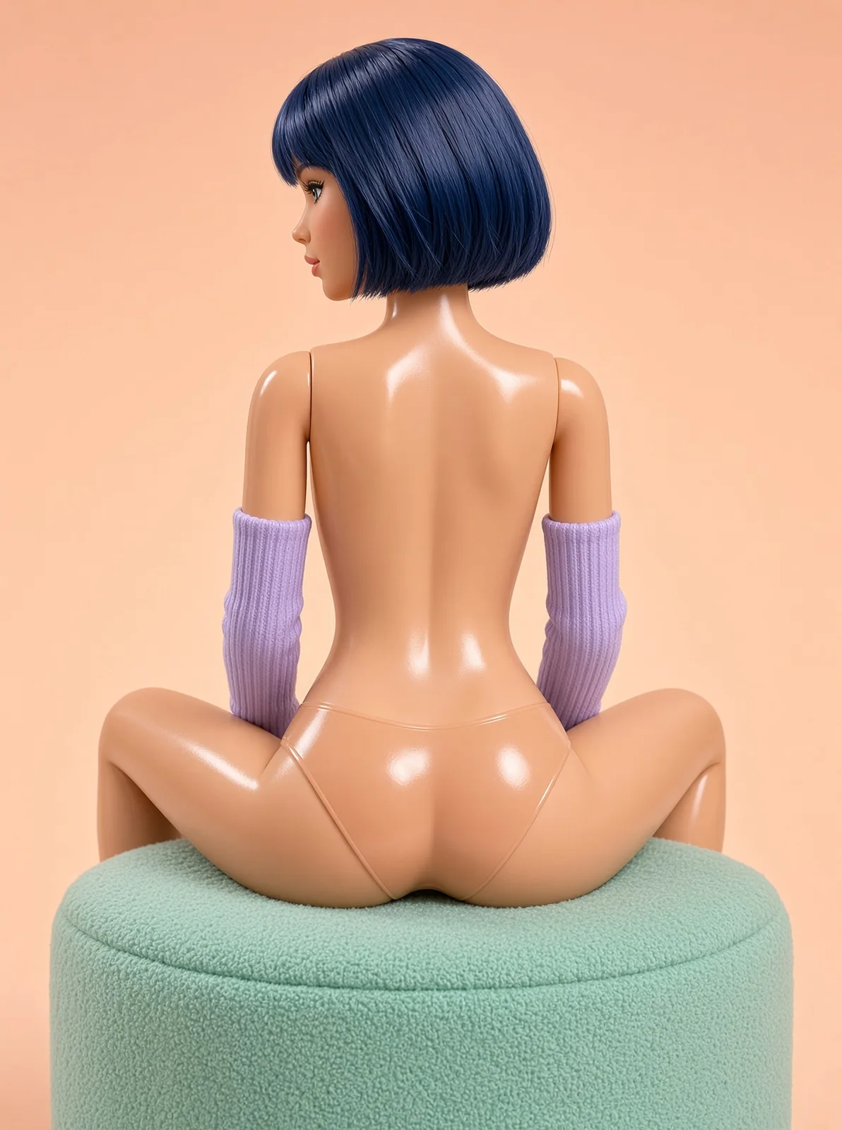 AI-generated fictional adult image: Unexpected moments — composition 05