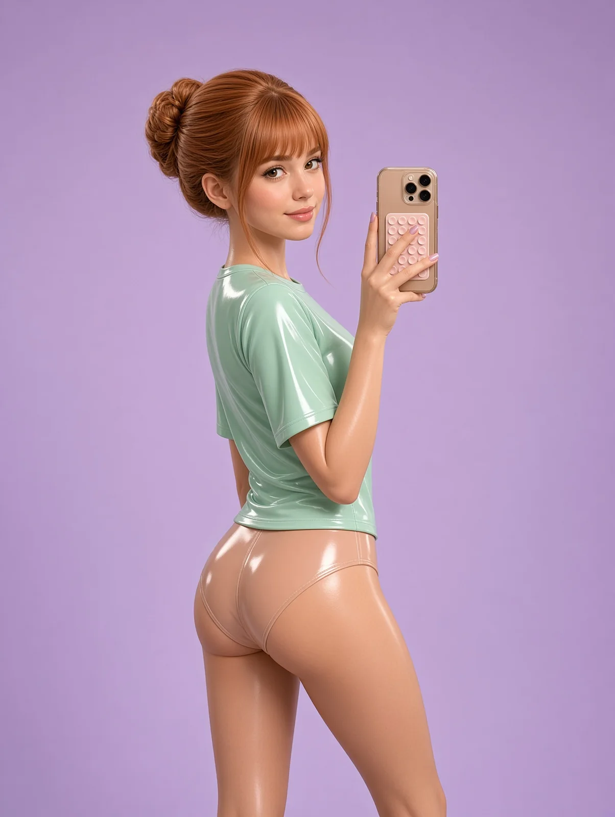 AI-generated fictional adult image: Tea moments — composition 10